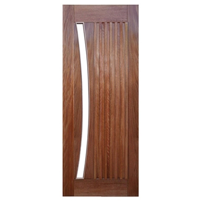 Porta de Madeira Maciça Malaga Para Vidro Em Arco Casmavi de Cedro Ar - 0